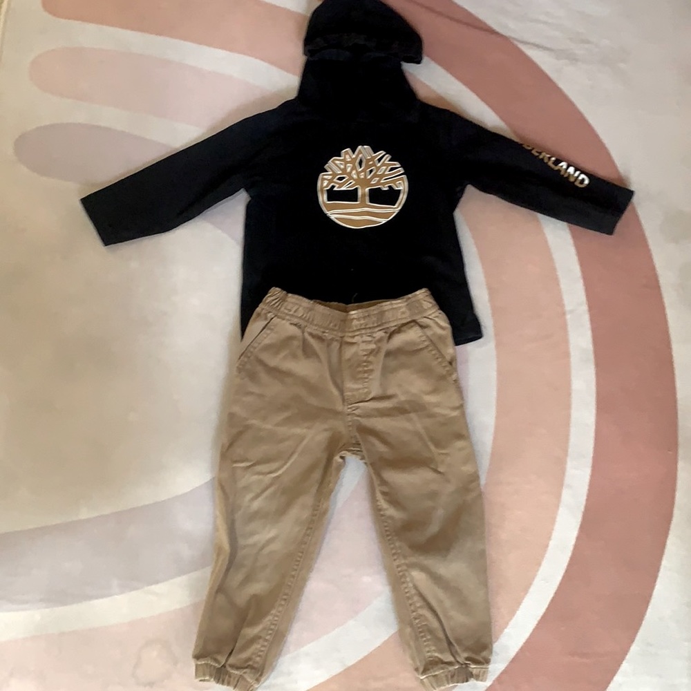 Toddler boys timberland set
